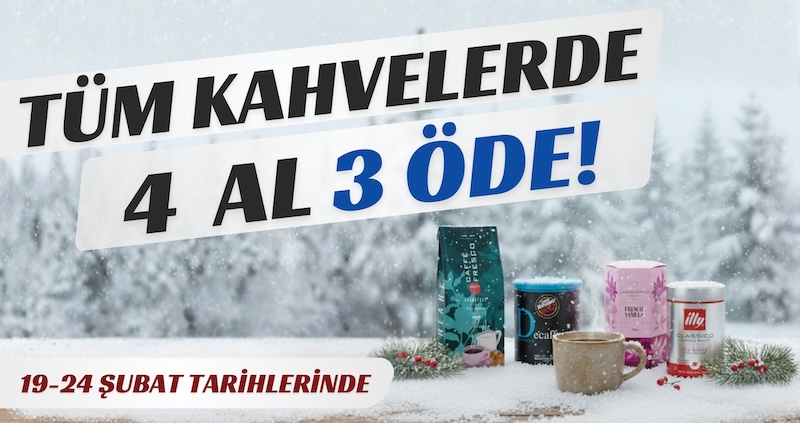 KahhveCom 2026 Kış İndirimi Kampanyası Banner