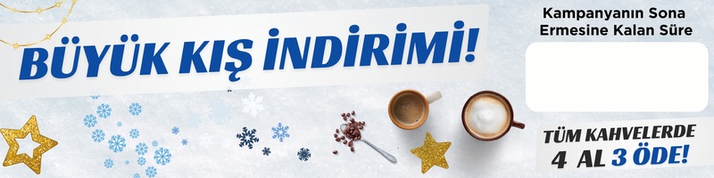 KahhveCom Populer Kahveler Kampanyası Sayacı