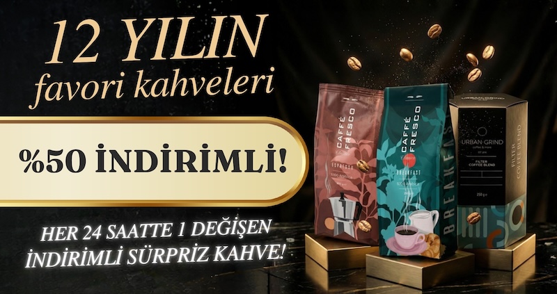 KahhveCom Ekim 2026 Favori Kahveler Kampanyası