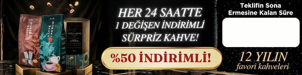 KahhveCom Ekim 2026 Favori Kahveler Kampanyası Sayacı